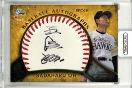 2025 EPOCH NPB プロ野球カード LUXURY COLLECTION 王貞治 #BA-SO BASEBALL AUTOGRAPH 直筆ボールサインカード【3/4】 ソフトバンク