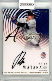 2025 EPOCH パシフィック・リーグ プレミアエディション 渡部聖弥 #AG-54 AUTHENTIC AUTOGRAPH 直筆サインカード 金箔版【26/35】 西武