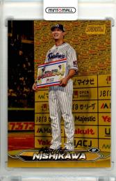 2024 TOPPS NPB STADIUM CLUB 西川遥輝 #179 Base Gold Parallel【06/50】 ヤクルト