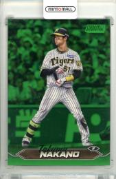 2024 TOPPS NPB STADIUM CLUB 中野拓夢 #25 Base Green Parallel【08/99】 阪神