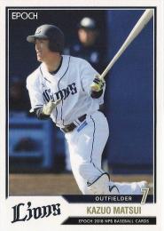 2018 EPOCH NPBプロ野球 #62 松井稼頭央(西武) レギュラーカード