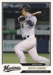 2018 EPOCH NPBプロ野球 #205 大嶺翔太(ロッテ) レギュラーカード