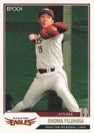 2018 EPOCH NPBプロ野球 #79 藤平尚真(楽天)【パラレル版】レギュラーカード