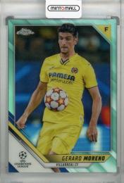 2021-22 Topps Chrome UEFA Champions League Villarreal CF Gerard Moreno Base Aqua(パラレル版) 004/199