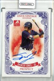 2021 Onyx Vintage Extended Spencer Jones Autograph New York Yankees