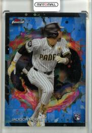 2024 Topps Finest Jackson Merrill Rare Blue Refractor【68/99】 San Diego Padres