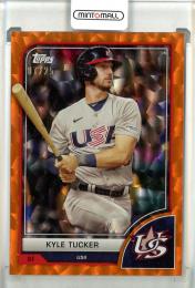 2023 Topps World Baseball Classic Kyle Tucker Orange Cracked Ice【07/25】 Team USA