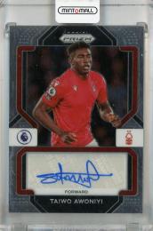2022-23 Panini Prizm Premier League Taiwo Awoniyi Signatures #23 Auto Nottingham Forest FC