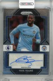 2022-23 Panini Prizm Premier League Yaya Toure Signatures #70 Auto Manchester City