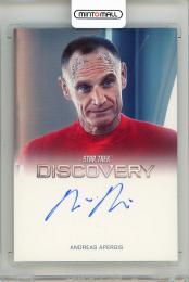 2023 RITTENHOUSE Star Trek Discovery Season Four Andreas Apergis Full Bleed Autographs #NNO