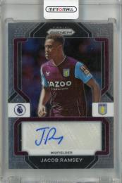 2022-23 Panini Prizm Premier League Jacob Ramsey Signatures #27 Auto  Aston Villa