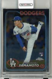 2024 Topps Chrome Yoshinobu Yamamoto Base RC #18