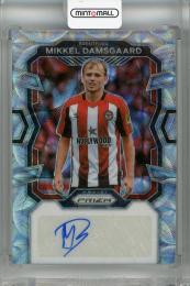 2023-24 Panini Prizm Premier League Mikkel Damsgaard Signatures Choice Prizms #6 Auto ※汚れあり Brentford