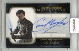 2020 TOPPS Star Wars Masterwork  Cameron Monaghan as Cal Kestis Autographs Canvas #ACM 【01/25】 star wars