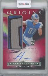 2022 PANINI Origins Red #171 Jersey Autographs / AIDAN HUTCHINSON(Detroit Lions) 【62/99】