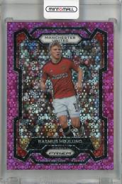 2023-24 Panini Prizm Premier League Rasmus Hojlund Breakaway Prizms Pink #51 ※へこみあり【144/149】 Manchester United