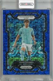 2023-24 Panini Prizm Premier League John Stones Breakaway Prizms Blue #8 ※裏面傷あり【59/99】 Manchester City