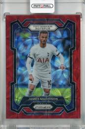 2023-24 Panini Prizm Premier League James Maddison Choice Red Prizms #128 ※裏面傷あり【30/30(ラストナンバー)】 Tottenham Hotspur