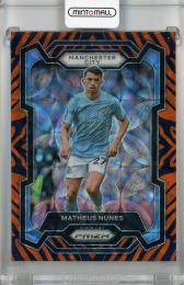2023-24 Panini Prizm Premier League Matheus Nunes Tiger Stripe Choice Prizms #16 ※初期傷あり Manchester City