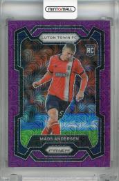 2023-24 Panini Prizm Premier League Mads Andersen Purple Mojo Prizms #297 RC【19/25】 Luton Town FC