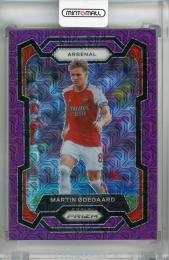 2023-24 Panini Prizm Premier League Martin Odegaard Purple Mojo Prizms #19 ※初期傷あり【17/25】 Arsenal