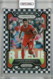 2023-24 Panini Prizm Premier League Dominik Szoboszlai Black and White Checker Prizms #86 ※へこみあり Liverpool FC