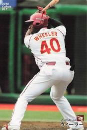 2018 カルビー プロ野球チップス 第1弾 #017 ウィーラー(楽天) レギュラーカード