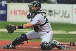 2018 カルビー プロ野球チップス 第1弾 #024 若月健矢(オリックス) レギュラーカード