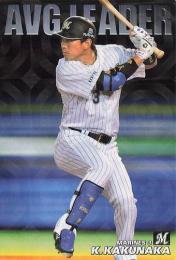 2018 カルビー プロ野球チップス 第1弾 #AL-06 角中勝也(ロッテ) スペシャルボックス限定/AVG LEADERカード