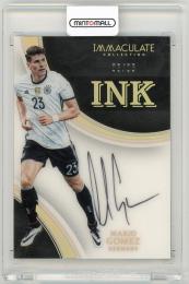 2017 Panini Immaculate Collection Mario Gomez Ink Autographs(ON CARD)【65/65】 Germany
