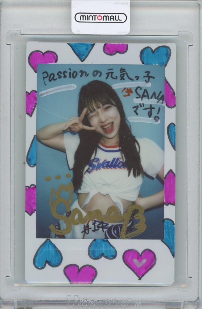 ミントモール / MINT 横浜店 / 2022 BBM プロ野球チアリーダー-華- / SANA(Passion/東京ヤクルトスワローズ) 直筆サイン u0026メッセージ入り生チェキ 【10/10】