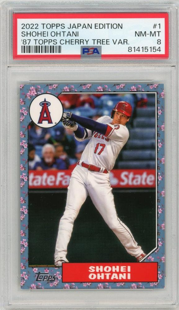 ミントモール / MINT 札幌店 / 2022 TOPPS Japan Edition Shohei Ohtani 1987 Topps Cherry  Tree Variation #1 PSA8 NEAR MINT-MINT