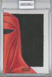 2023 Topps Chrome Star Wars Galaxy  Artist by Emre Varlibas Emperor's Royal Guard Sketch Card 1/1