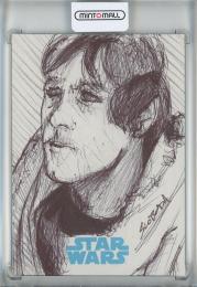 2015 Topps Star Wars: Journey to The Force Awakens  Artist by John Slobada Sketch Card