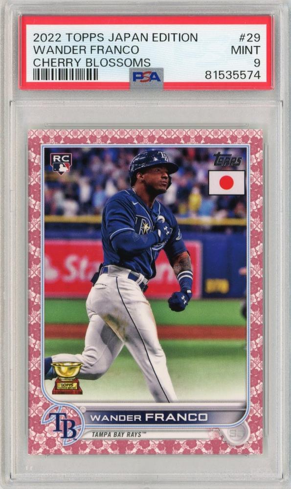 ミントモール / MINT 札幌店 / 2022 TOPPS Japan Edition Wander Franco Cherry Blossoms  99枚限定 /27 #29 PSA9 MINT