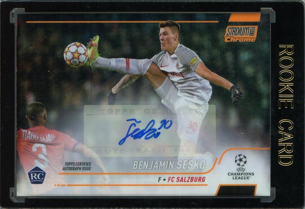 ミントモール / MINT 池袋店 / 2021-22 Topps Stadium Club Chrome UEFA Champions League Benjamin  Sesko Chrome Autograph Orange Prizm 22/25