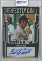 2023 Leaf Metal Pop Century  Erik Estrada Perfectly Cast Autographs Black Parallels 3/8