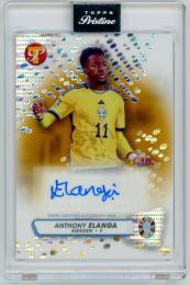 2023 Topps Pristine Road to Euro 2024 Anthony Elanga Autographs Gold Parallels【13/50】 Sweden