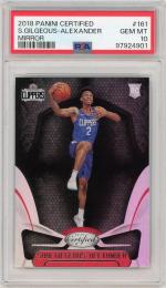 2018-19 PANINI Certified Shai Gilgeous-Alexander RC Mirror #161【PSA10】《Gem-MINT》Los Angeles Clippers