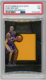 2015-16 PANINI Black Gold Kobe Bryant Massive Materials #27 199枚限定【079/199】【PSA7】《Near MINT》Los Angeles Lakers