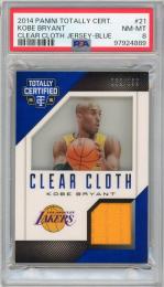 2014-15 PANINI Totally Certified Kobe Bryant Clear Cloth Jersey Blue #21 199枚限定【052/199】【PSA8】《Near MINT-MINT》Los Angeles Lakers