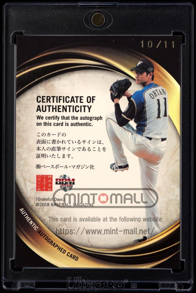 BBM 大谷翔平 GratefulDays 3D ホログラム カード投手 ベースボール・マガジン社 BBM＠BOOK CART