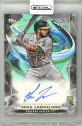 2023 Topps Inception Shea Langeliers #BRES-SL Base Rookie & Emerging Stars Autograph Aqua Parallel Athletics