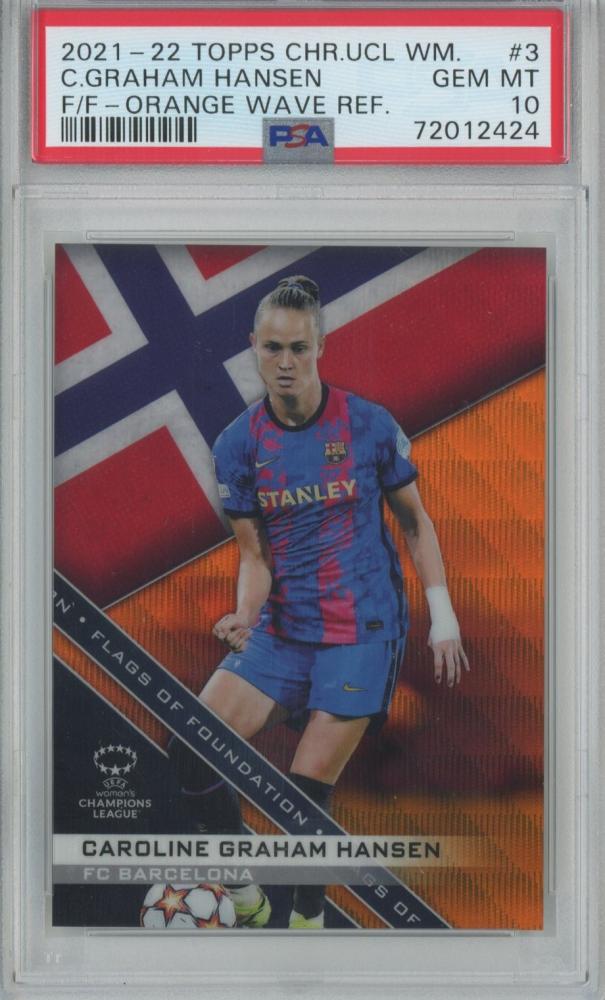 キャロライン グラハム ハンセン Topps Chrome 直筆サイン ミントモール / MINT 浦和店 / 2022-23 Topps Chrome UEFA