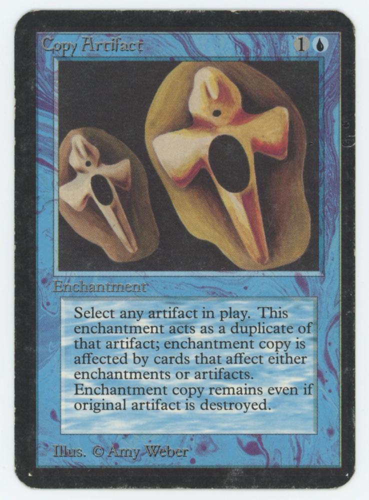 【MTG】Copy Artifact 英語版【3ED・白枠】 MTG 《Copy Artifact》 3ED 英語 MTGCopy Artifact 英語版3ED・白枠