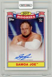 2018 Topps WWE Heritage Samoa Joe Top 10 Rookies Autographs【26/50】 *表面正面上部分汚れありの為画像をご確認ください。