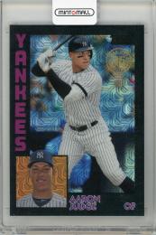 2019 TOPPS Update '84 Topps Silver Pack Chrome Black Refractors #T84U29 Aaron Judge 【108/199】 New York Yankees