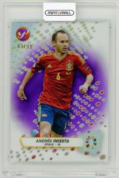 2023 Topps Pristine Road to Euro 2024 Andres Iniesta Purple Refractors Parallels【83/99】 Spain