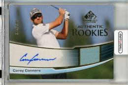 2024 Upper Deck SP Game Used Corey Conners Authentic Rookies Shirt Autographs #140【335/399】