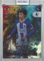 2022-23 Panini Chronicles Origins Premier League Kaoru Mitoma Purple Astro #80 RC Brighton & Hove Albion